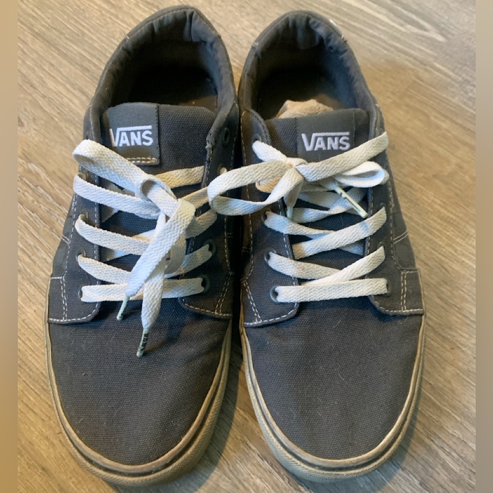 Gray Checkered Vans